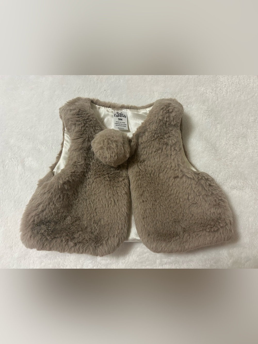 Baby Essentials Faux Fur Vest